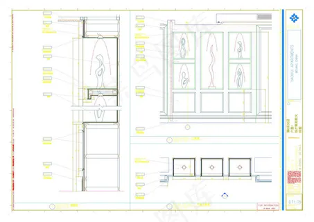 公寓大楼卧室cad图纸