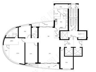 建筑平面线稿手绘图片素材