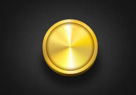 金色圆形按钮PSD素材 金色圆形按钮PSD素材