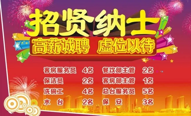 招聘图片(210X297)cdr矢量模版下载
