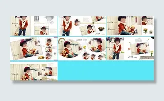 儿童摄影模板图片