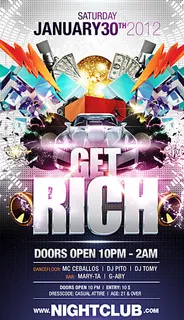 欧美风格夜店海报图片