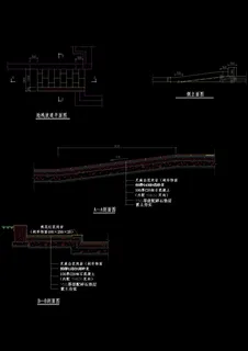 助残坡道cad图纸