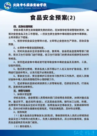 食品安全预案(2)