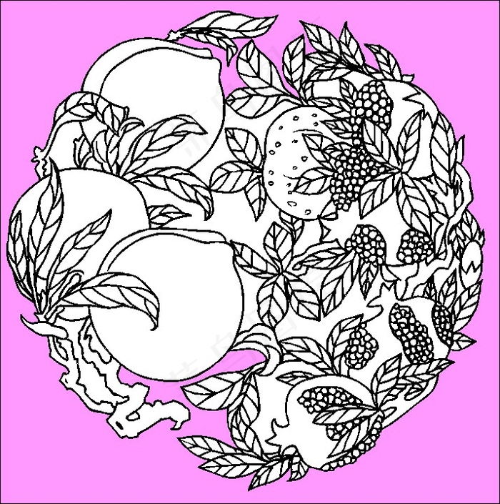 吉祥图纹 矢量CDR_33cdr矢量模版下载