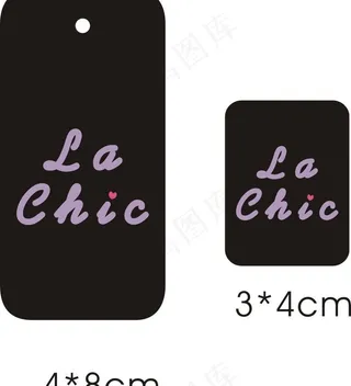 吊牌 cdr 黑色图片