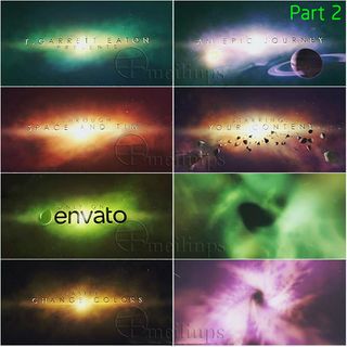 时空隧道电影字幕标题展示AE模板2