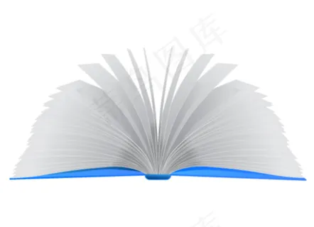 帽，书籍和人物剪影矢量素材