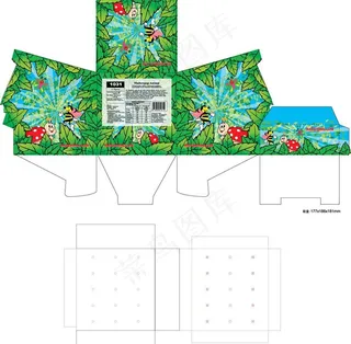 动物棉花糖包装彩盒