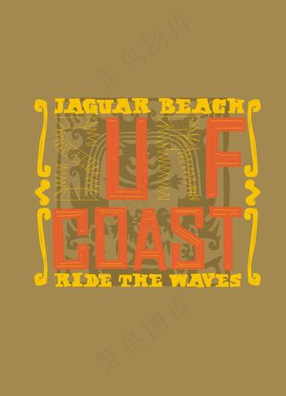 T恤图案设计欧美插画