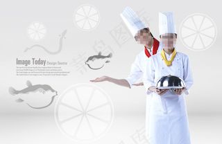 高清PSD分层素材高级厨师