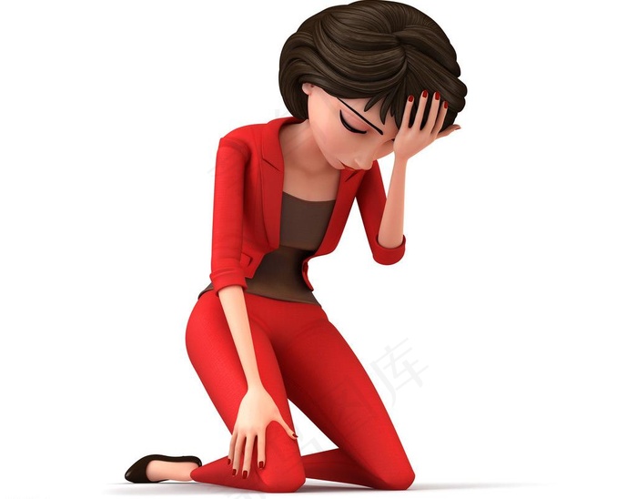 3d商务女士图片