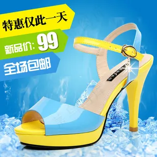 淘宝春夏女鞋直通车促销主图PSD