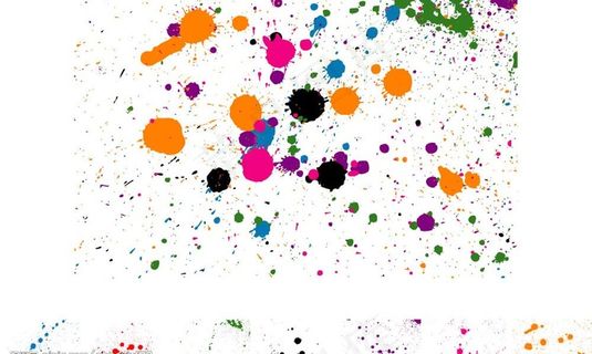 漂亮的墨水滴图图片