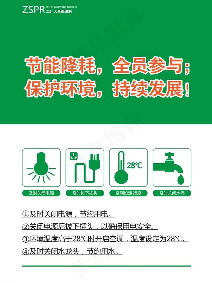 食堂环保节能宣传图图片eps,ai矢量模版下载
