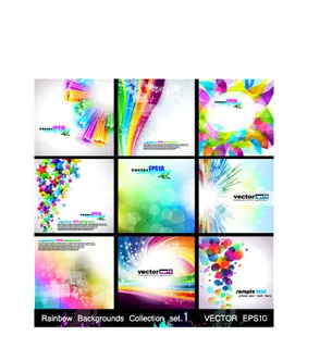 时尚眩光背景矢量素材2交响曲