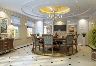 欧式餐厅效果图图片