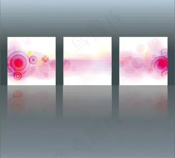 现代时尚系列 无框画 花纹011图...