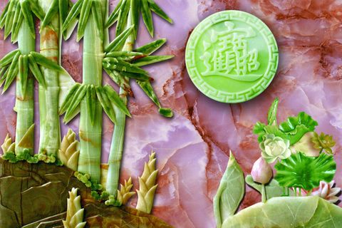 美尚美格3D玉雕彩雕背景墙