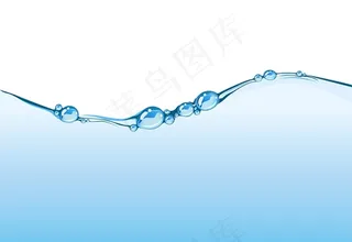 矢量动感水珠设计背景