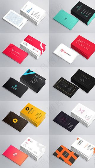 简约名片设计PSD素材