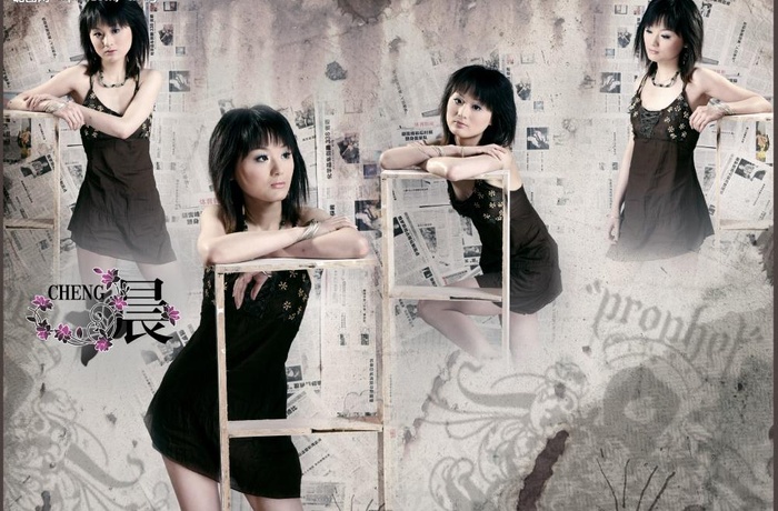 黑夜玫瑰(带人物)psd写真模板图...(2756X1969(DPI:200))psd模版下载