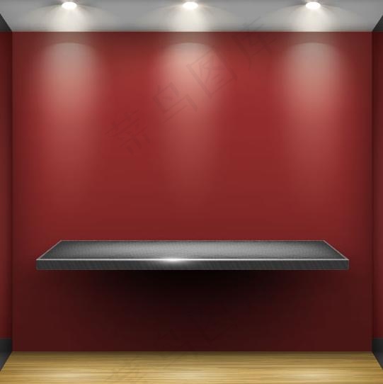 展览展台矢量素材八