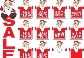 圣诞打折促销图片
