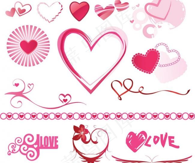 情人节矢量素材图片