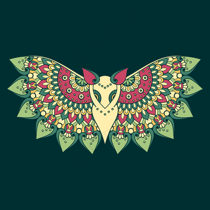 波希米亚风格的背景设计