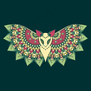 波希米亚风格的背景设计