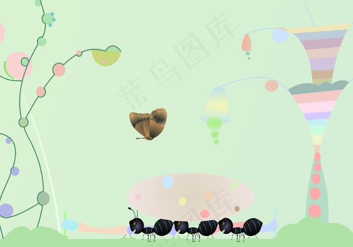 搬米粒的蚂蚁