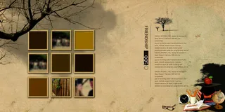 中国风企业文化展板