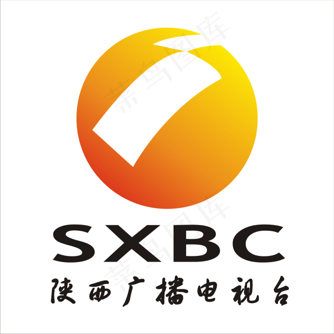 陕西电视台台标cdr矢量模版下载