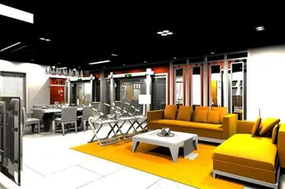 宽阔大厅3D模型