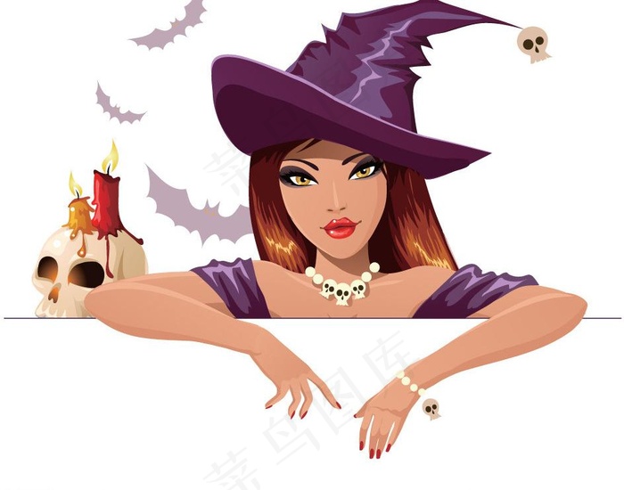 万圣节女巫图片