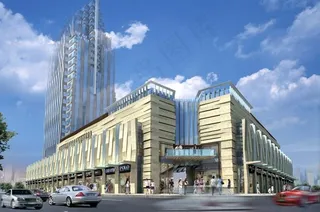 建筑景观效果图psd素材