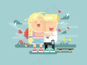 甜蜜情侣