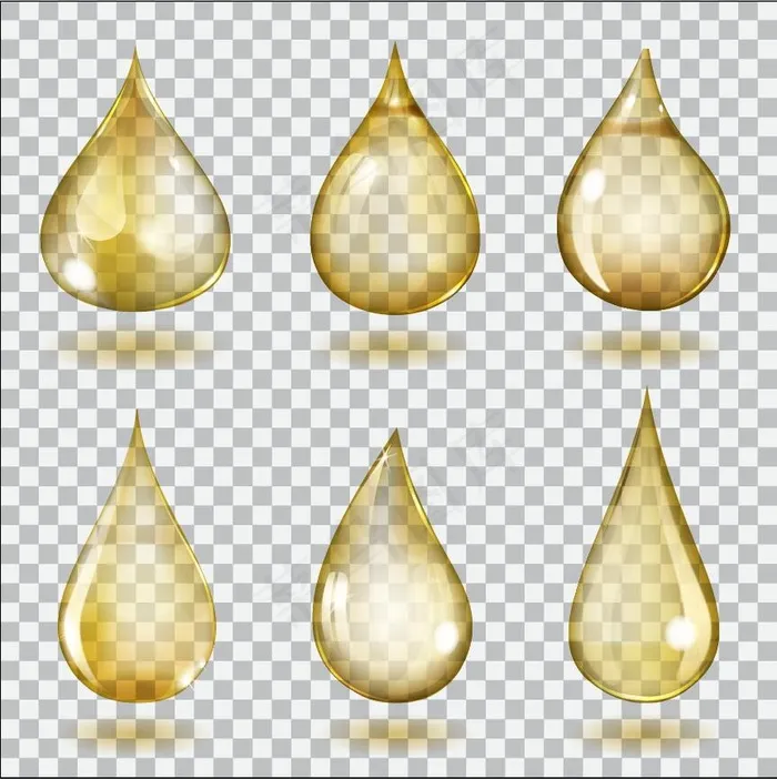 金色水滴eps,ai矢量模版下载