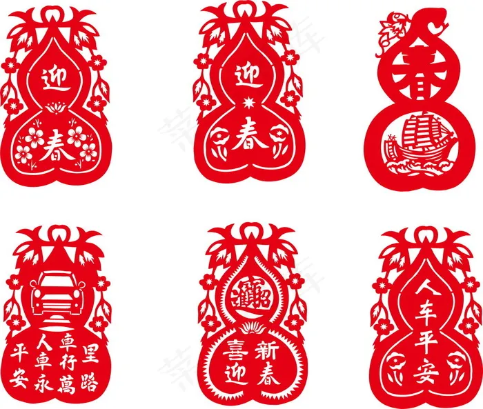 葫 芦cdr矢量模版下载