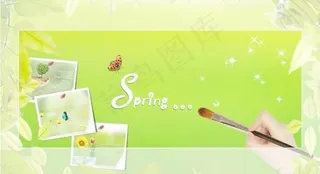 精美psd分层模板:春天的故事 下...