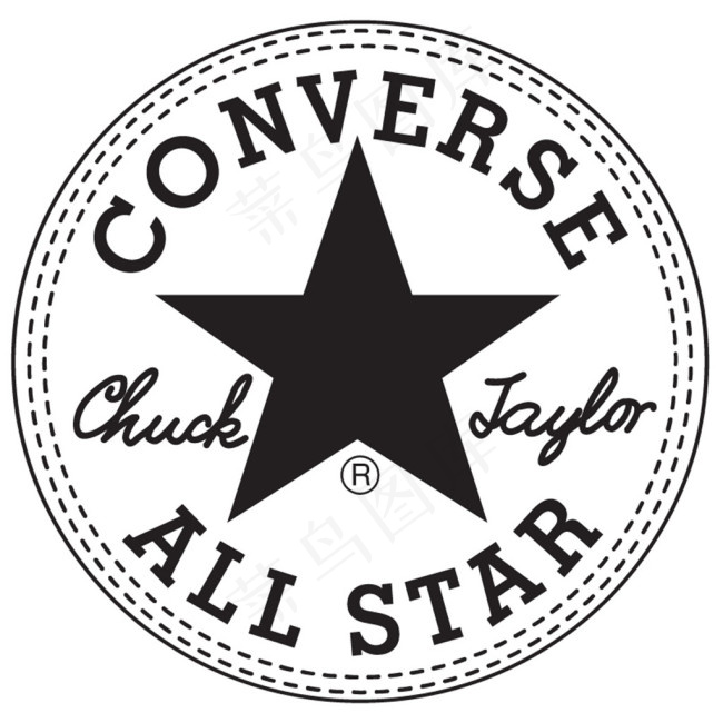 经典五角星硬币模板logo设计