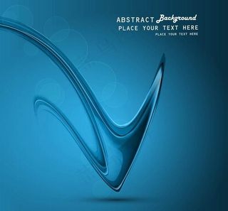 蓝色动感箭头线条图片