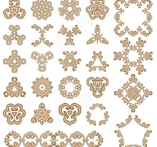欧式花边素材图片
