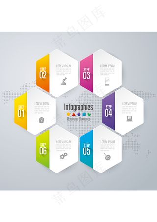 精美商务信息统计图表设计矢量素材