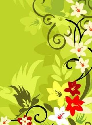 精美时尚植物花纹背景矢量素材070