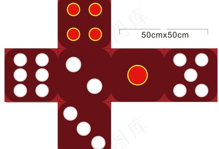 骰子 色子文件图片cdr矢量模版下载