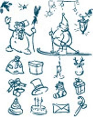 可爱图案公式矢量素材