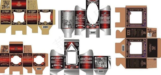 汽车香水包装设计图片