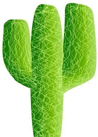 仙人掌 热带植物 矢量 EPS_0...eps,ai矢量模版下载